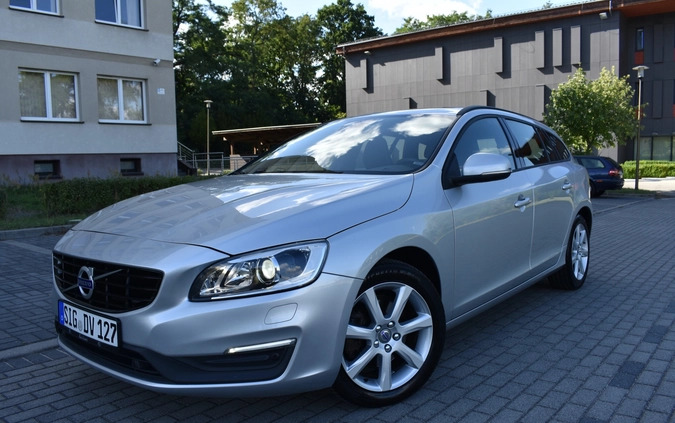 Volvo V60 cena 57900 przebieg: 162000, rok produkcji 2016 z Krzanowice małe 781
